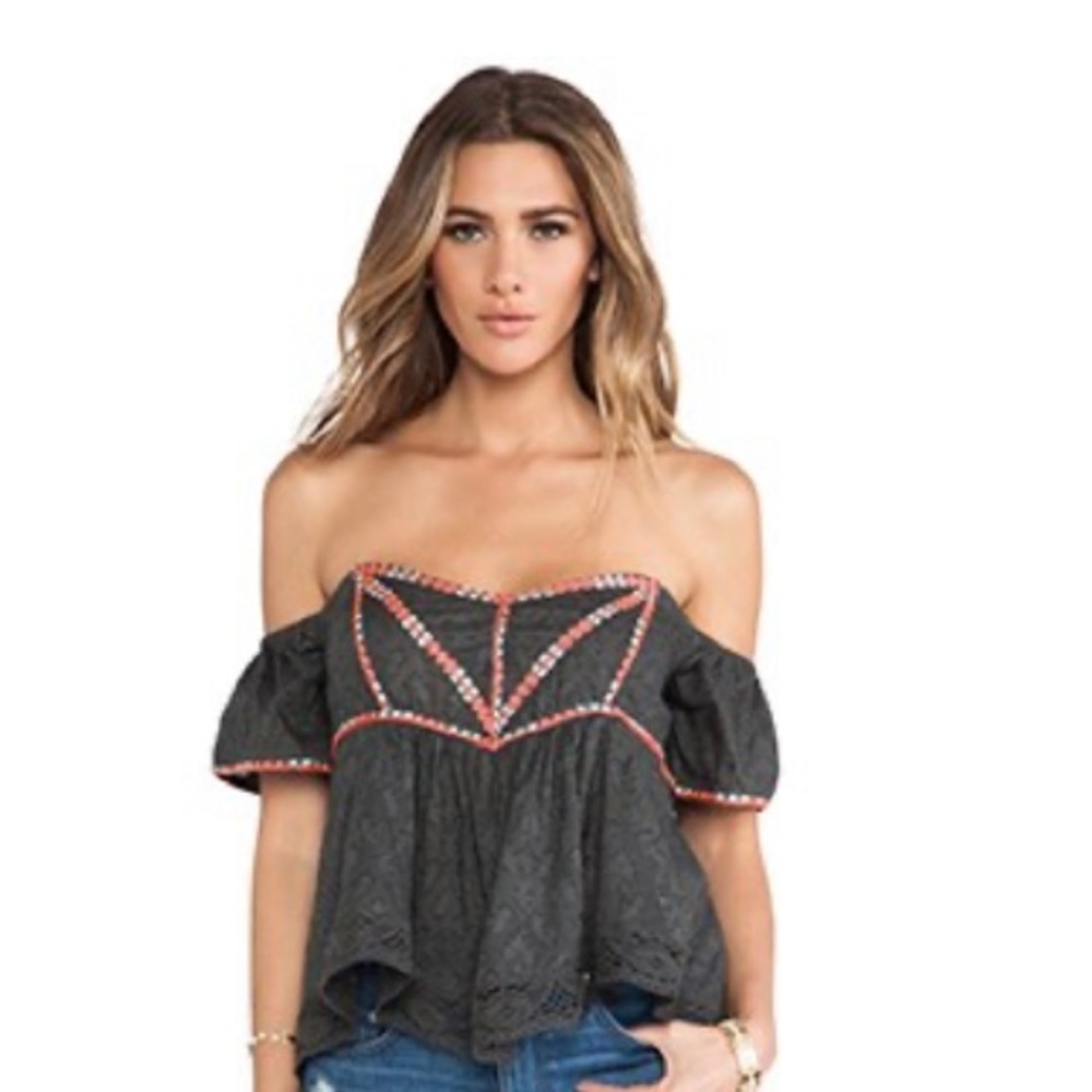 Chicka Chicka Boom Boom Top in Charcoal
Free People